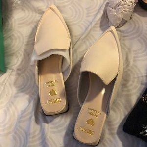 SHEIN cream ivory mules size 6 never worn